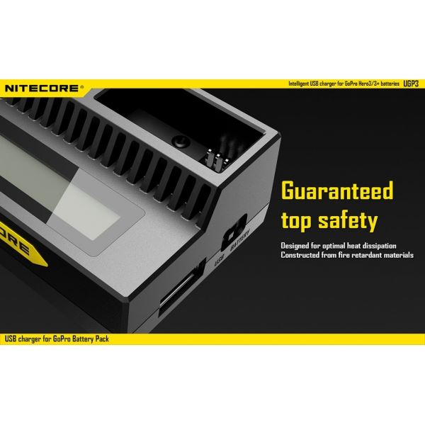Nitecore Gopro Hero 3/3+ Dual Battery Charger