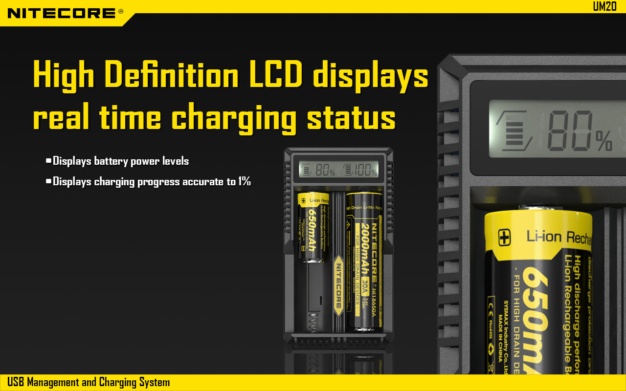 NITECORE UM20 CHARGER