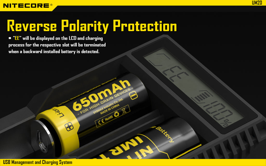 NITECORE UM20 CHARGER