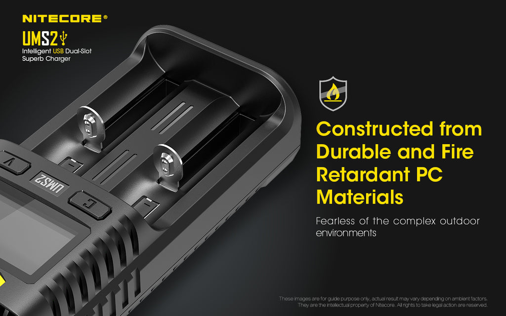 Nitecore UMS2 USB Charger