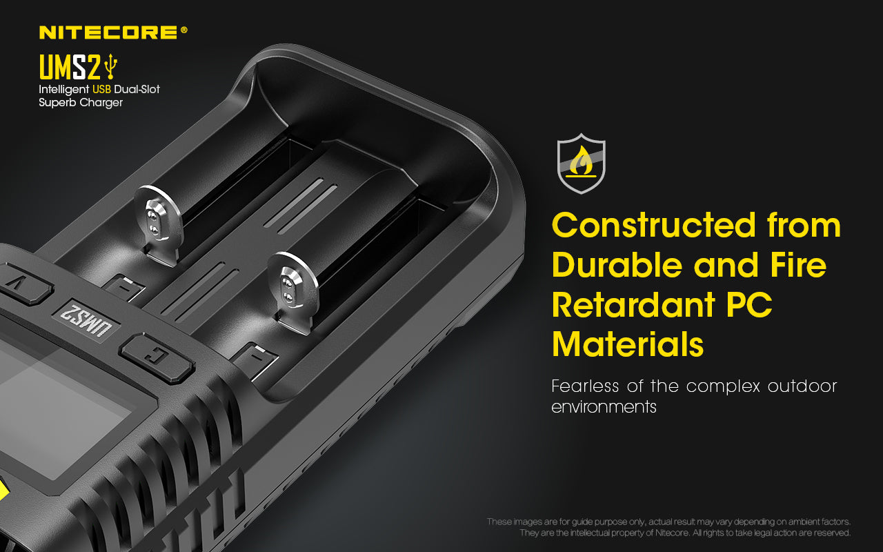 Nitecore UMS2 USB Charger