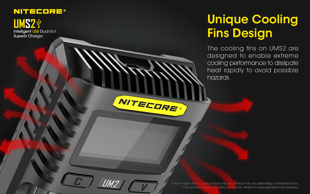 Nitecore UMS2 USB Charger