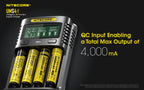 Nitecore UMS4 4-Slot USB Charger
