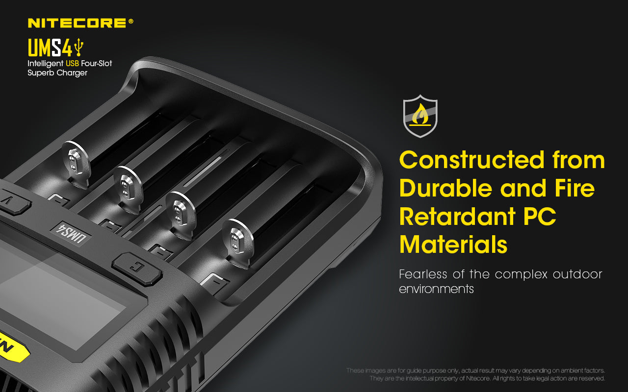 Nitecore UMS4 4-Slot USB Charger