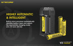 Nitecore In-Car Charger For 2X Battery, 2X USB Output