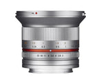 Open Box Samyang 12mm F2.0 UMC II Canon M APS-C - Silver Lens
