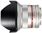 Open Box Samyang 12mm F2.0 UMC II Canon M APS-C - Silver Lens