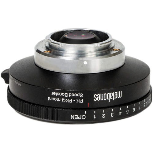 Metabones Pentax K to Qmount Speed Booster Devil Q666 0.50x (Black Matt)