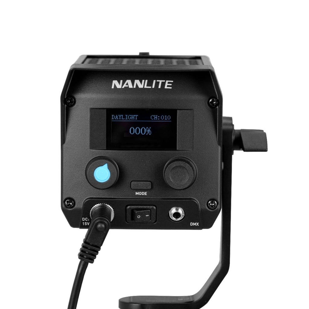 Nanlite Forza 60 II monolight 5600K LED light w/ Battery Handle and Bowens adaptor
