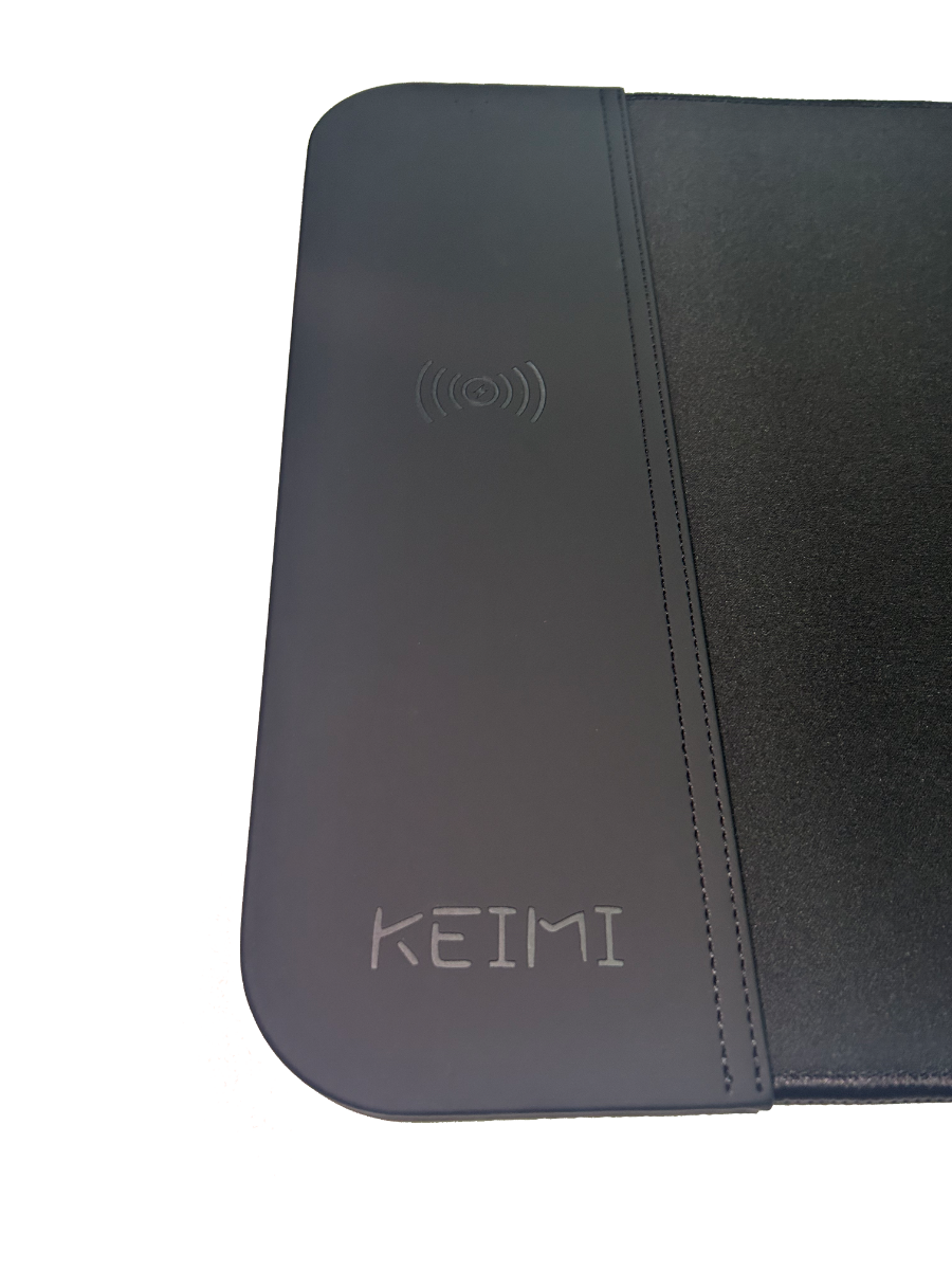Keimi 15W Wireless Charging Extended Mouse Pad 