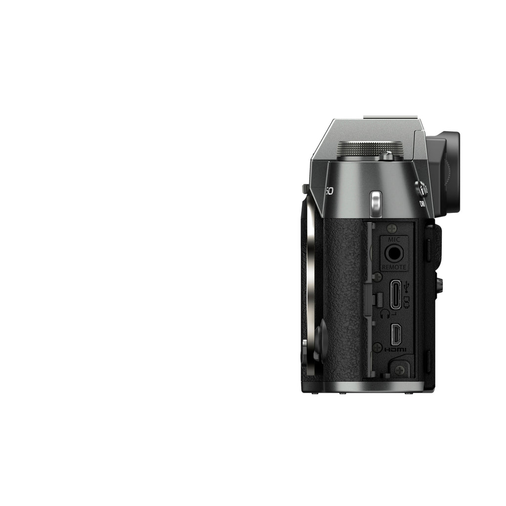 Fujifilm X-T50 - Charcoal Silver Mirrorless Camera 
