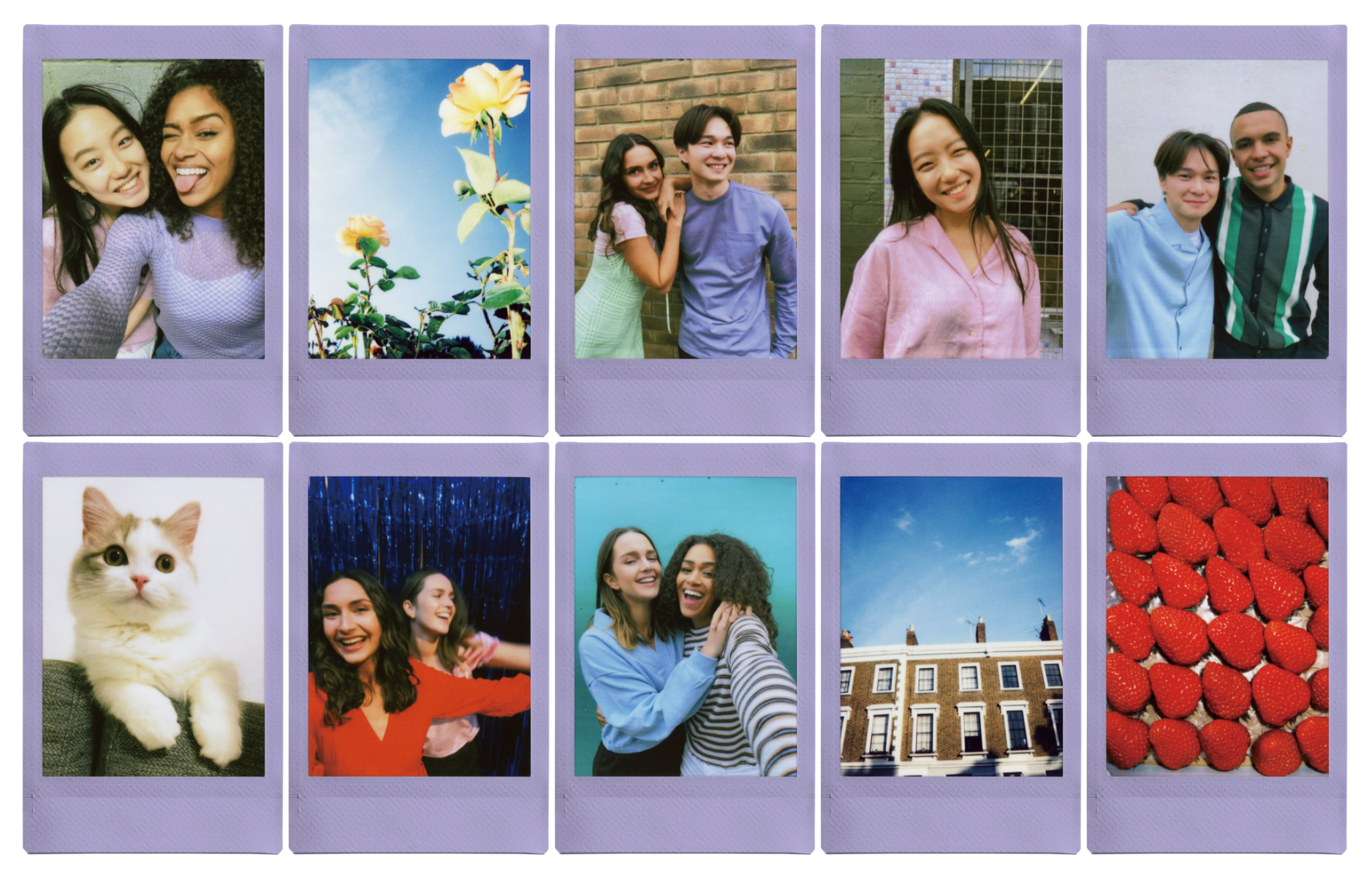 Fujifilm INSTAX Soft Lavender Film 10 Pack 