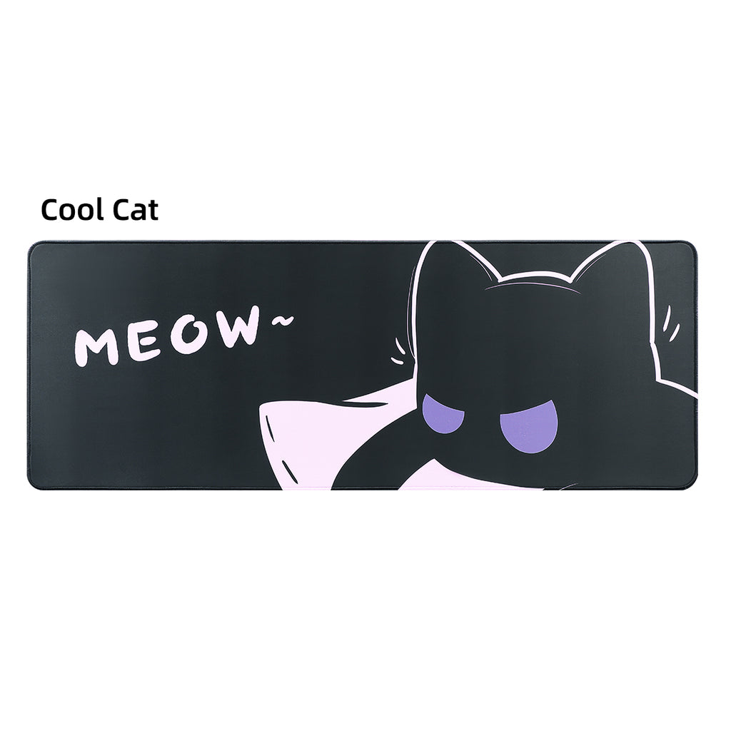 YUNZII Oversized Desk Mat 800x300x3mm (Cool Cat)