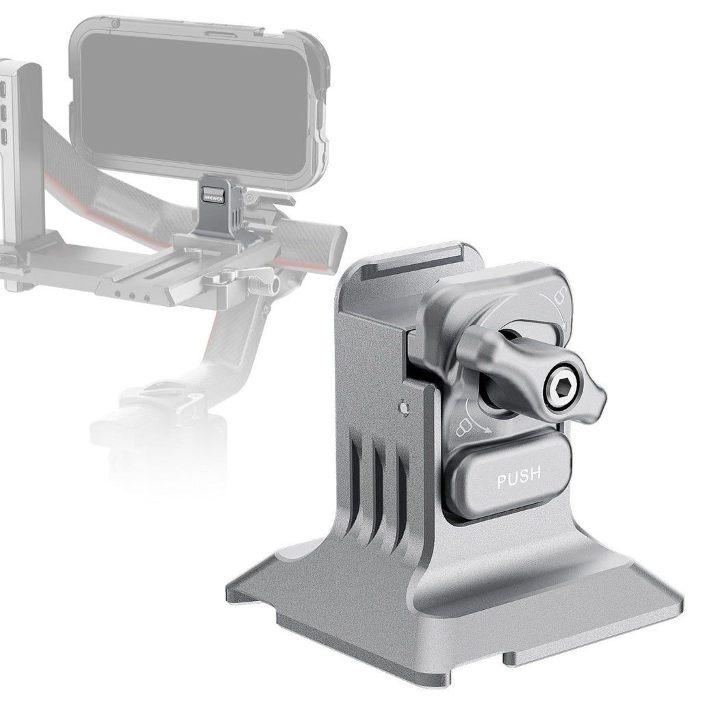 NEEWER PA-124 Phone Cage Mount with Arca Plate - Silver