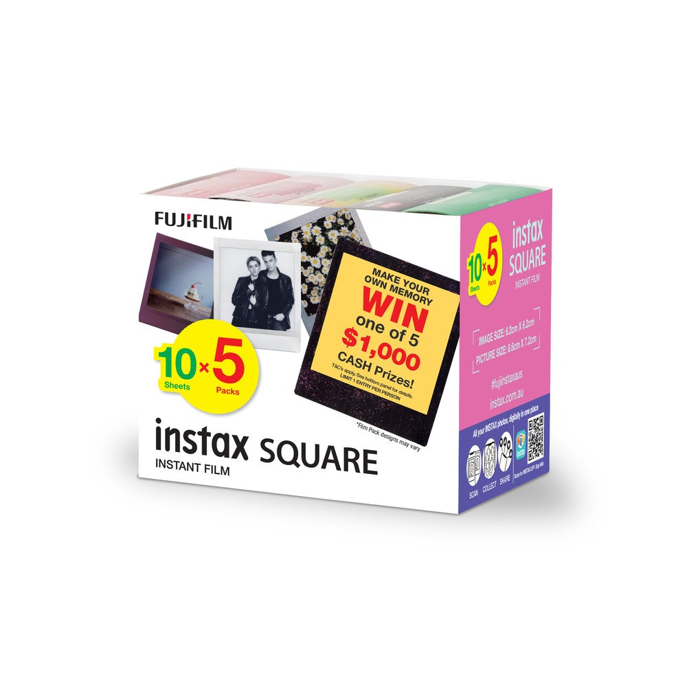 Fujifilm INSTAX Square Novelty Film 50 pk