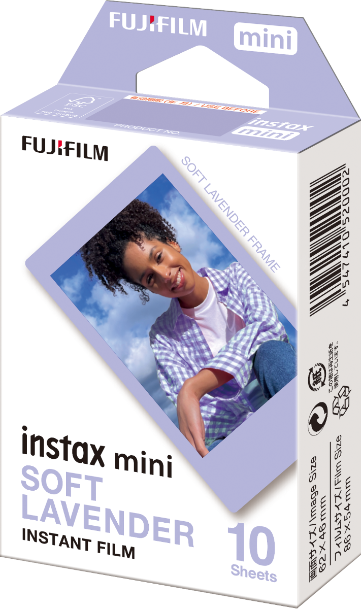Fujifilm INSTAX Soft Lavender Film 10 Pack 