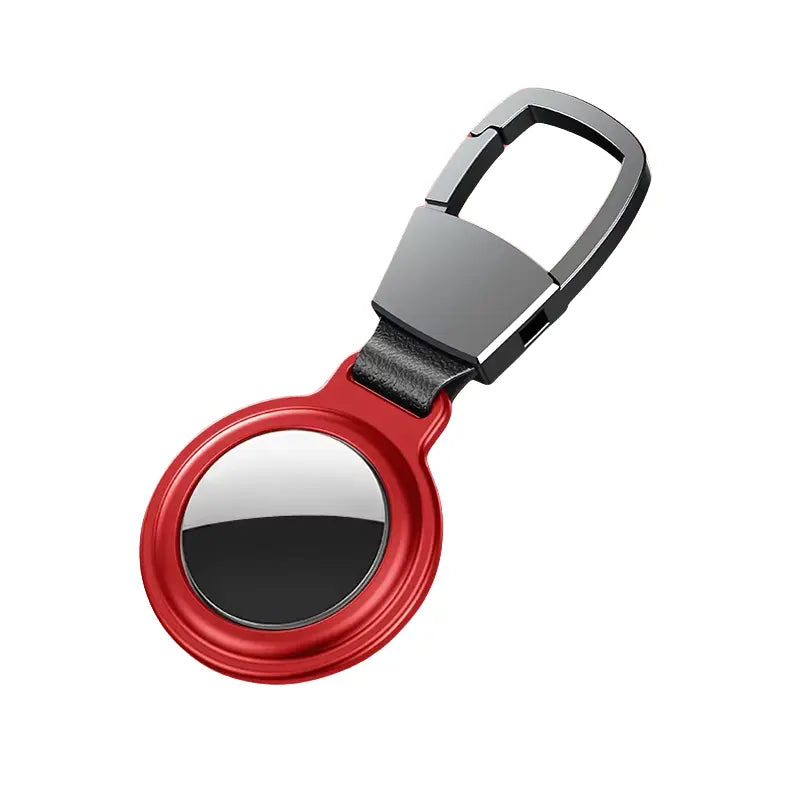Apple AirTag 1 Pack with Magnetic Metal Cover (Red)