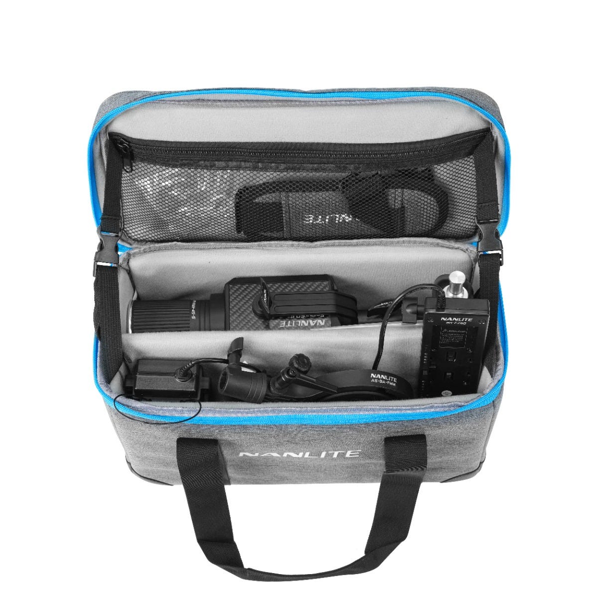 Nanlite Forza 60 II monolight 5600K LED light w/ Battery Handle and Bowens adaptor