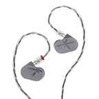 MOONDROP LAN II POP Dynamic Wired IEM In-Ear Monitor Headphones (Silver)