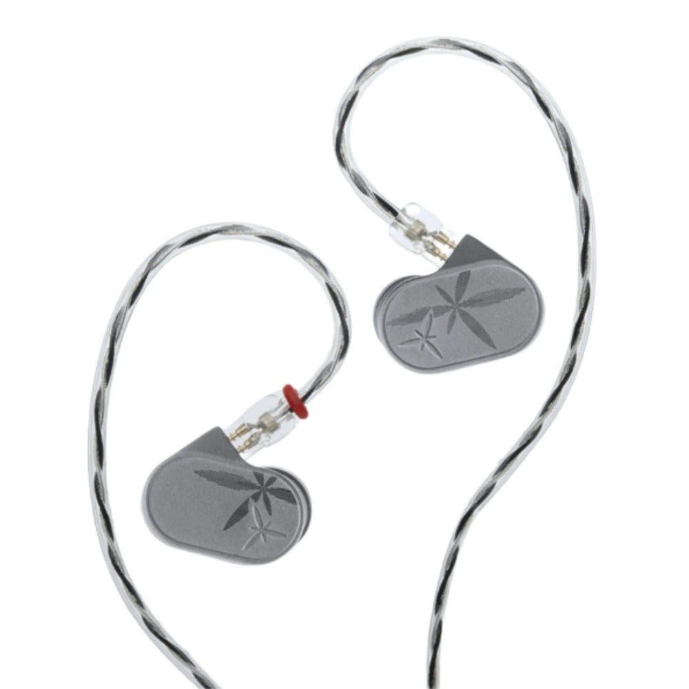 MOONDROP LAN II POP Dynamic Wired IEM In-Ear Monitor Headphones (Silver)