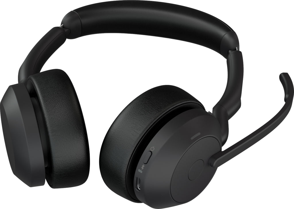 Jabra Evolve2 55 MS Stereo USB-C Bluetooth Headset with Charging Station