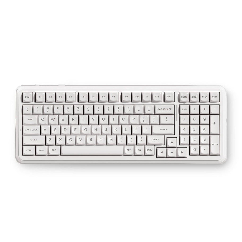 MCHOSE K99 V3 8K RGB Wireless Keyboard (White) (Icy Creamsicle Switch)