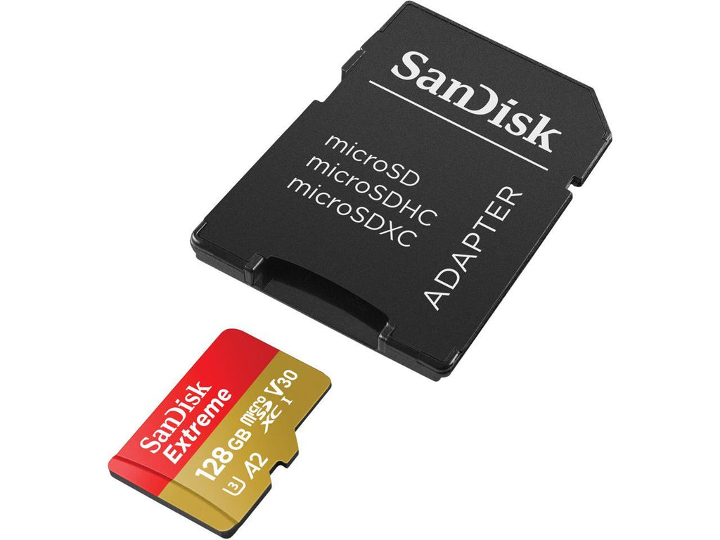 SanDisk Extreme MicroSDXC 128GB 190MB/s Memory Card 