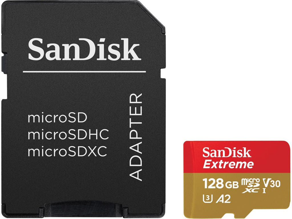 SanDisk Extreme MicroSDXC 128GB 190MB/s Memory Card 