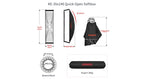 Jinbei Quick Fold 35x140cm Softbox and Grid for Bowens S Type