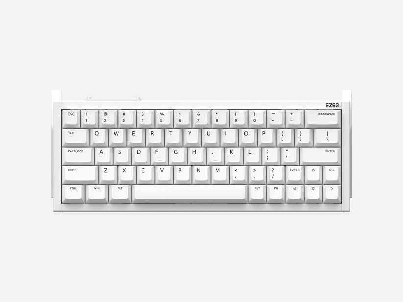 IQUNIX EZ63 Magnetic Wired HE Gaming Keyboard (White) (Jade Pro Switch)