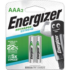 Energizer Recharge AAA Batteries (2 Pack)