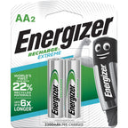 Energizer Recharge AA Batteries (2 Pack)