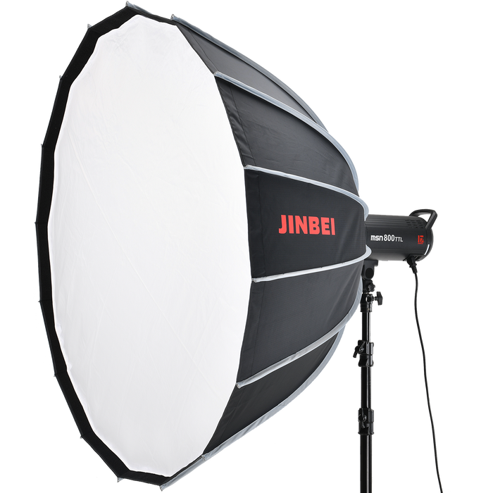 Jinbei KE 120cm Quick Fold Deep Umbrella Softbox with Umbrella