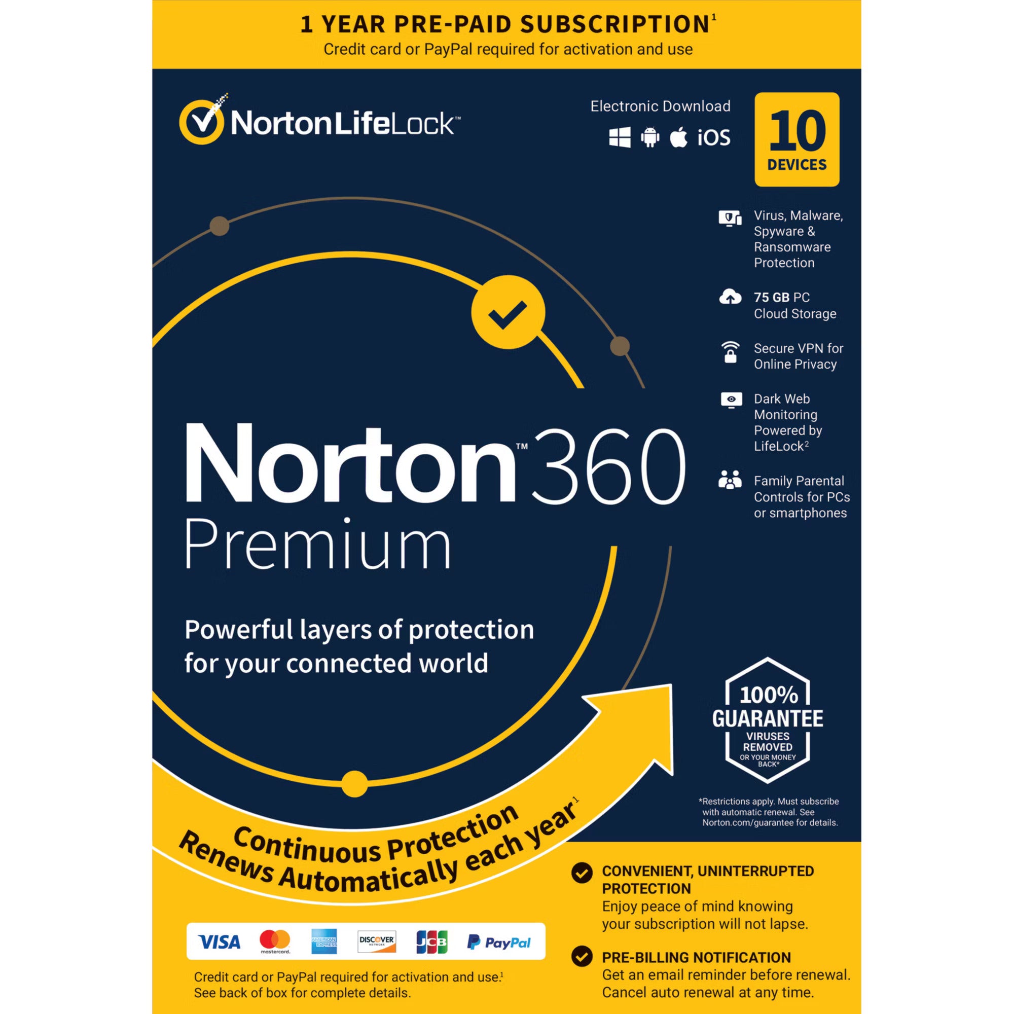 Norton Small Business Premium 1 User 10 Device 1 Year