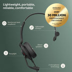 Jabra Evolve2 30 SE MS USB-C/A Stereo Corded Headset 