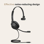 Jabra Evolve2 30 SE MS USB-C/A Mono Corded Headset