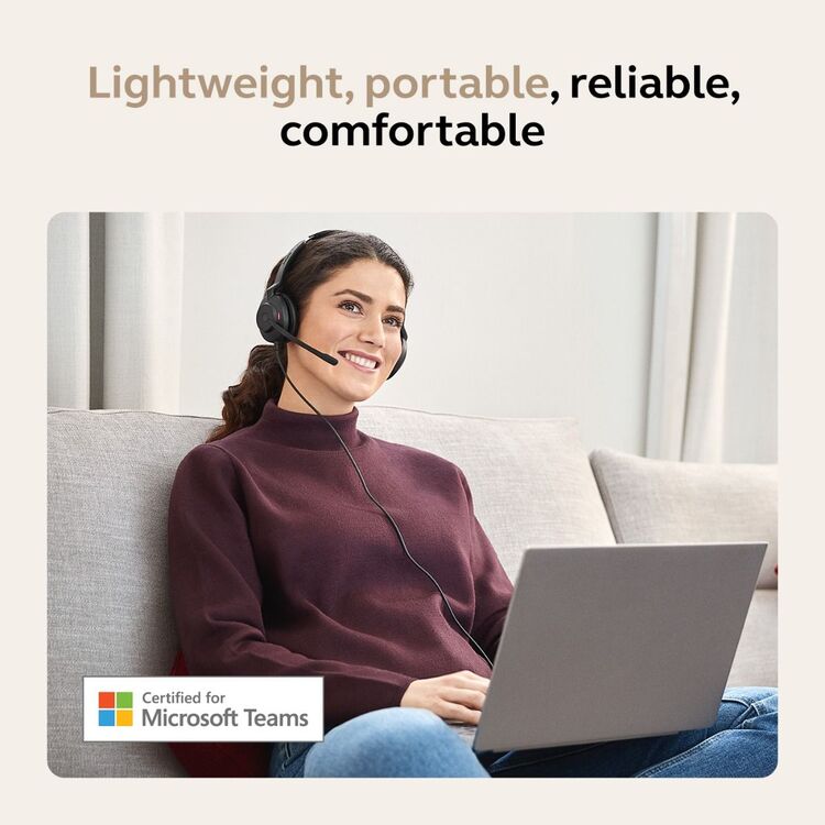 Jabra Evolve2 30 SE MS USB-C/A Mono Corded Headset