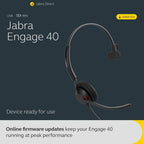 Jabra Engage 40 MS USB-C/A Mono Headset - Inline Link