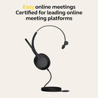 Jabra Evolve2 50 UC USB-C/A Stereo Corded Headset