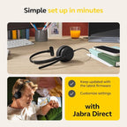 Jabra Evolve2 50 UC USB-C/A Stereo Corded Headset