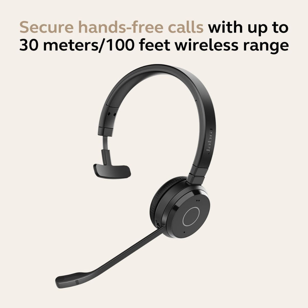 Jabra Evolve 65 TE MS Mono Bluetooth Headset