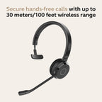 Jabra Evolve 65 TE MS Mono Bluetooth Headset