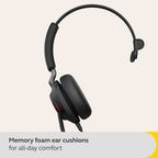 Jabra Evolve2 40 SE MS USB-C/A Mono Corded Headset