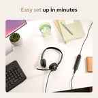 Jabra Engage 50 II UC Stereo USB-C/A Stereo Headset with Link Controller