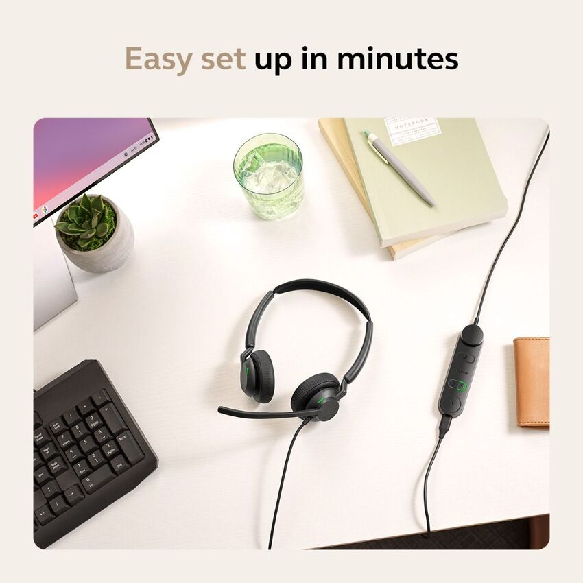 Jabra Engage 50 II UC Stereo USB-C/A Stereo Headset with Link Controller