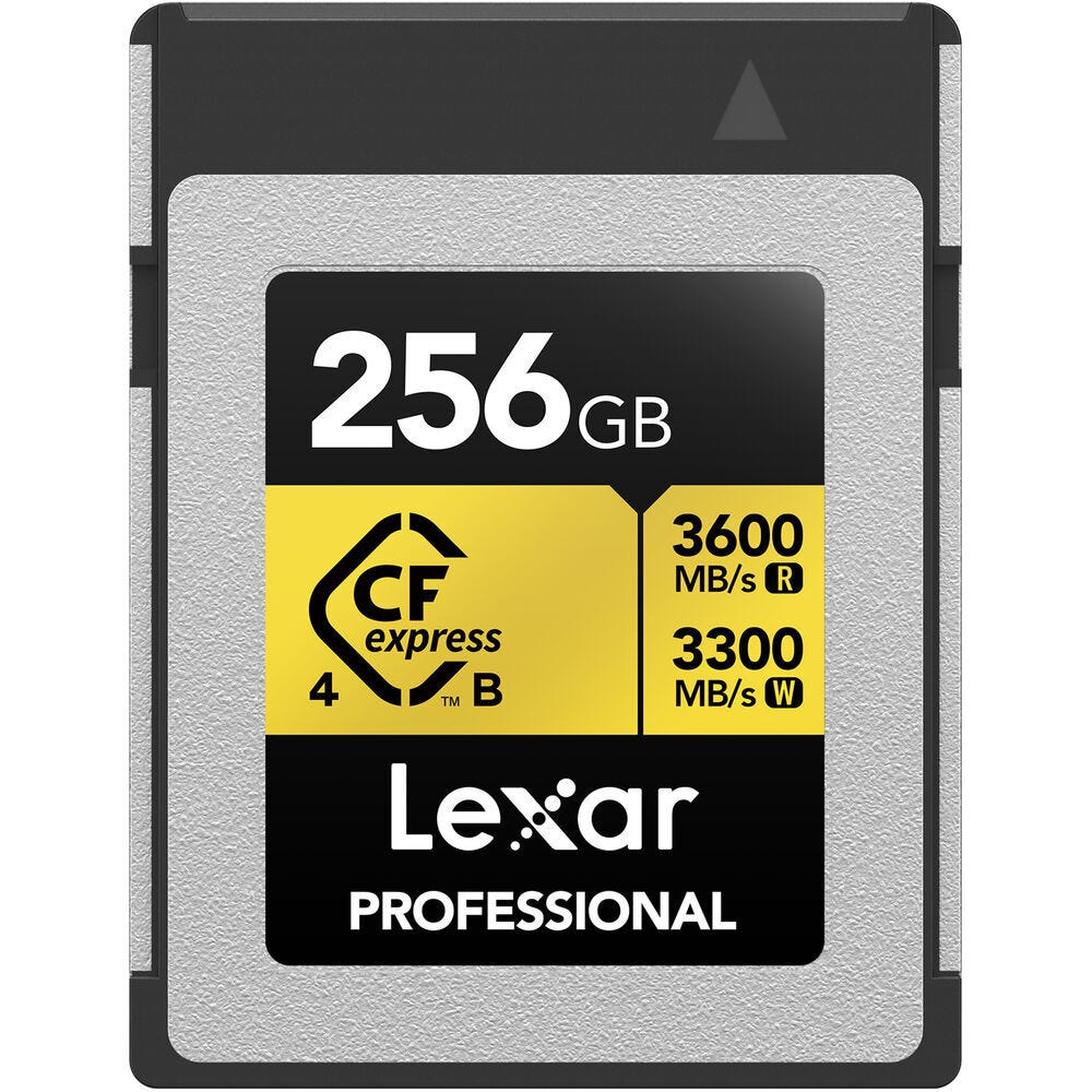 Lexar Professional Gold Series CFexpress 4.0 Type B Card - 256GB