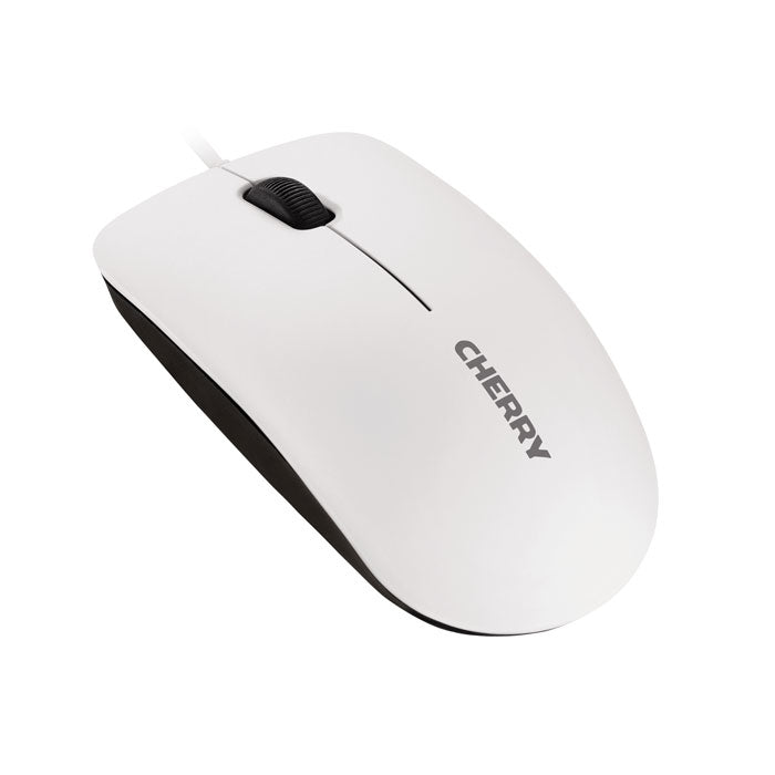 Cherry MC 1000 Wired Mouse for Office (White)