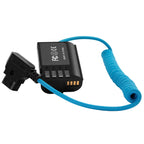 Kondor Blue D Tap to Lumix S5 GH5 DMW-BLK22 Dummy Battery Cable