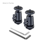 SmallRig Mini Ball-Head Mounting Support Kit with Removable Cold Shoe (2pcs) 