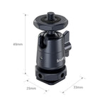 SmallRig Mini Ball-Head Mounting Support Kit with Removable Cold Shoe (2pcs) 